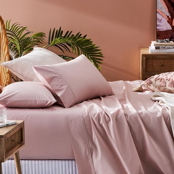 Fresh Cotton Percale Lotus Sheet Separates