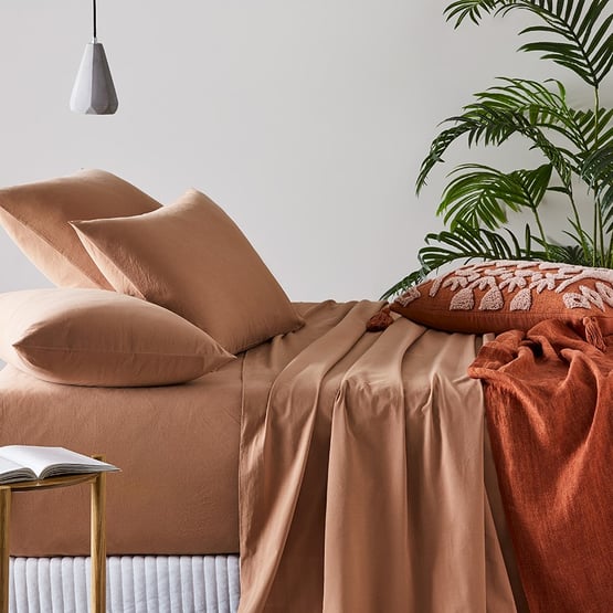 Stonewashed Cotton Earth Sheet Separates