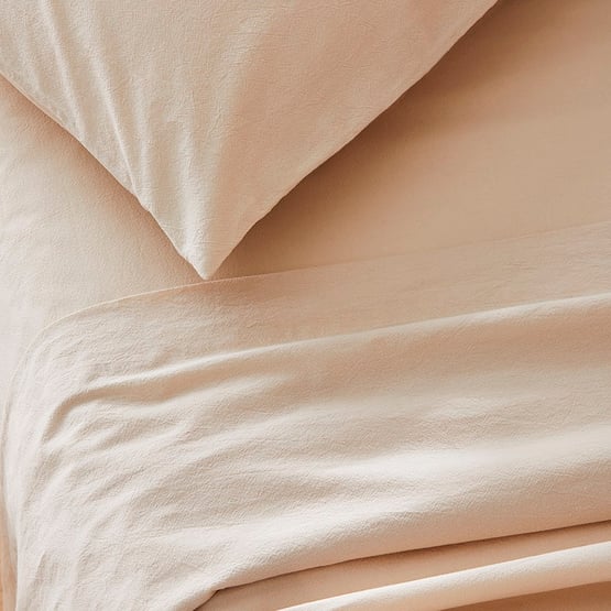 Stonewashed Cotton Sand Sheet Separates