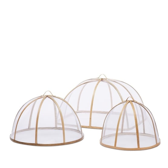 Hanoi White & Natural Rectangle Food Cover  