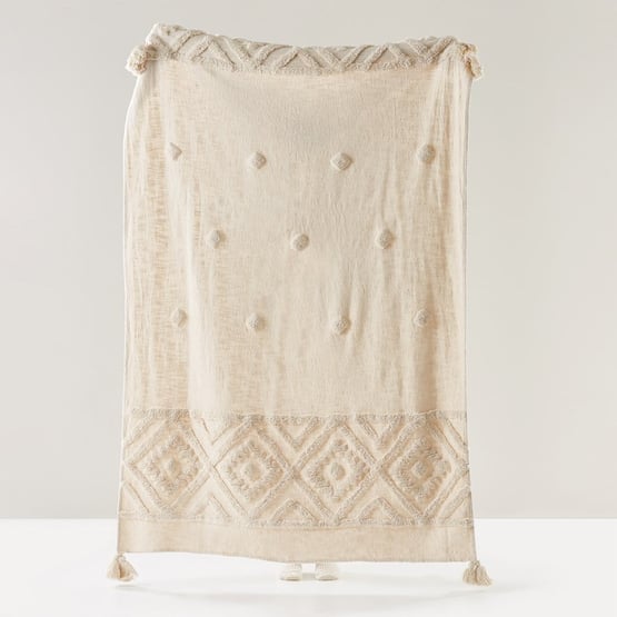 Mexica Natural Throw