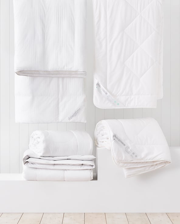 Minijumbuk and Downtime quilts in a selection of fillings. 