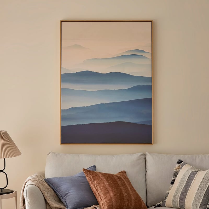 Nature Mountain Haze Canvas