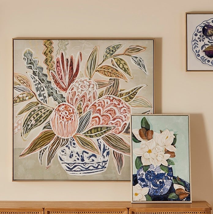 Lifestyle Protea Vase Canvas