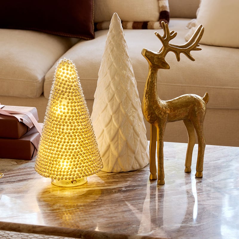 Luxe Gold Metal Reindeer