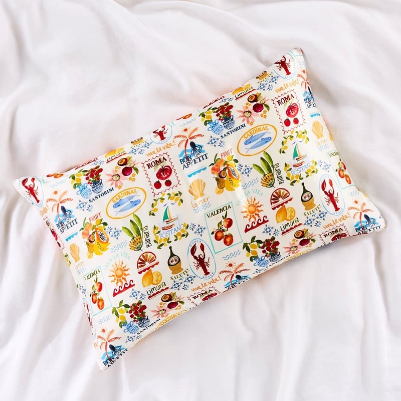 Pure Silk Viva La Vita Printed Pillowcase