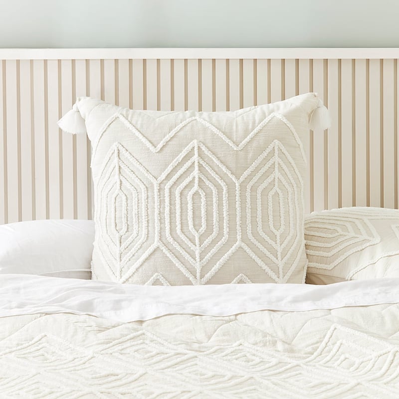 Jaipur Natural Tufted Quilted Pillowcases