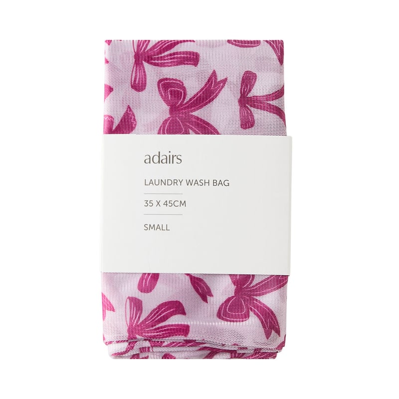 Laundry Pinks Pretty Bow Wash Bag