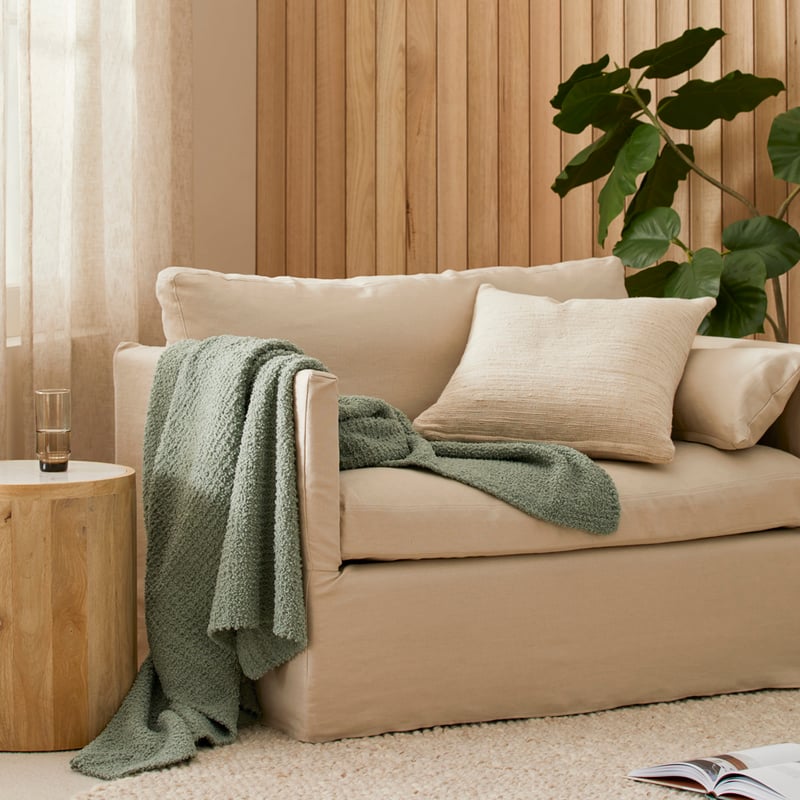 Manhattan Lily Pad Boucle Throw