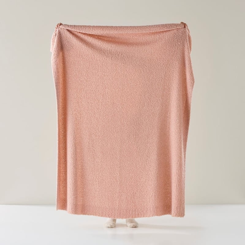 Manhattan Rose Boucle Throw