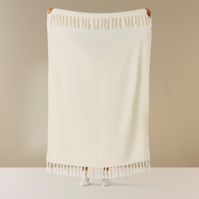 Alba White Throw