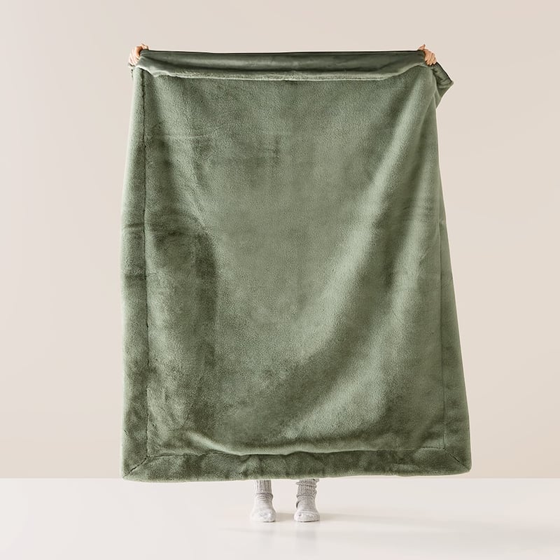 Astoria Sage Fur Throw