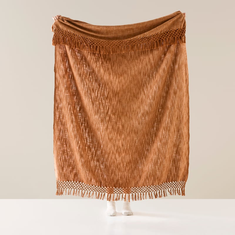 Macrame Knot Spices Marle Throw