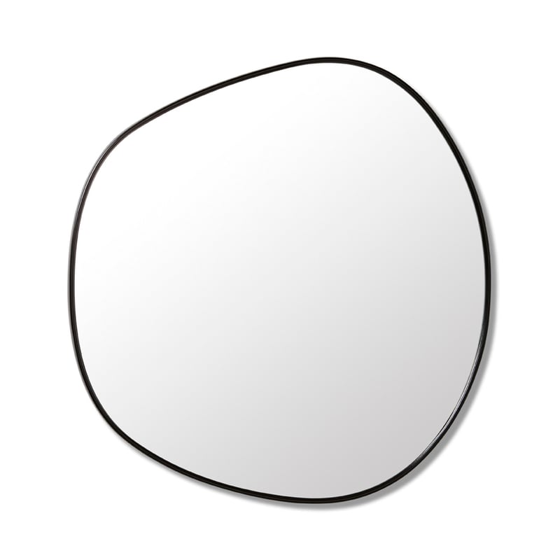 Silas Black Irregular Mirror
