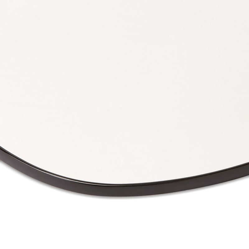 Silas Black Irregular Mirror
