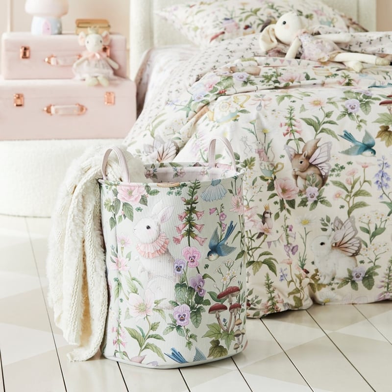 Fleur Harris Printed Garden Party Basket 