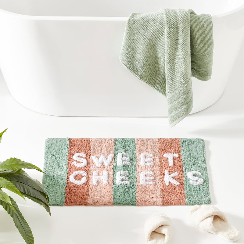 Sweet Cheeks Earth Multi Stripe Bath Mat