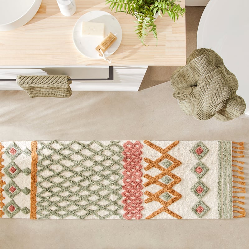 Farah Natural Multi Bath Runner