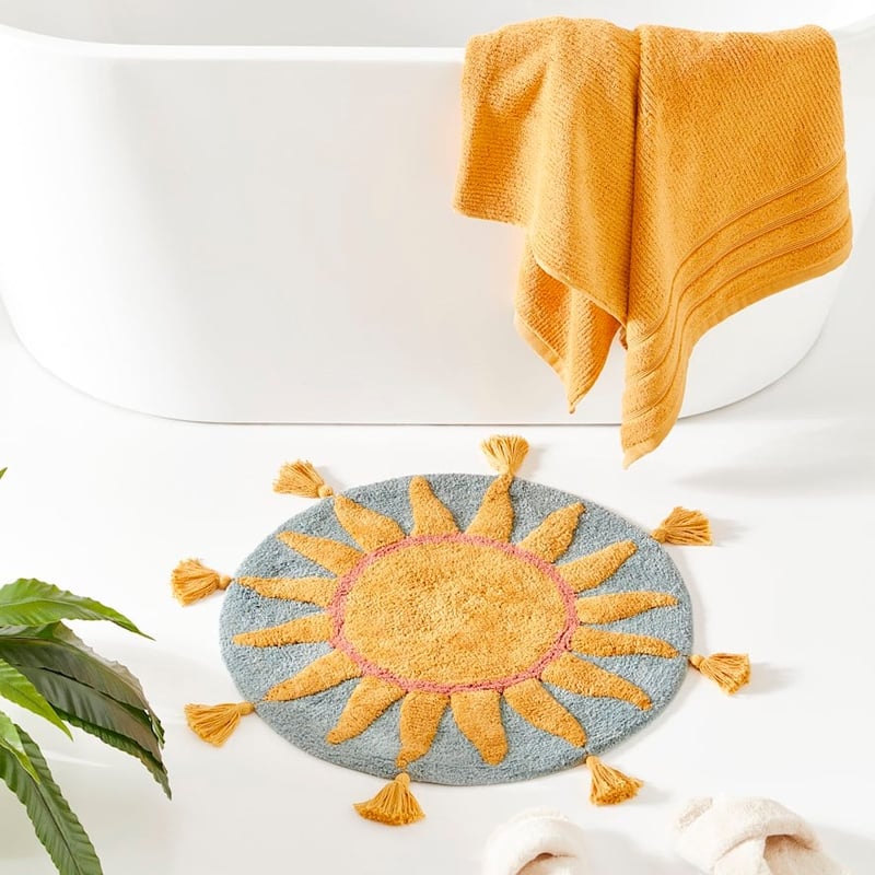 Sonny Golden & Sea Blue Bath Mat