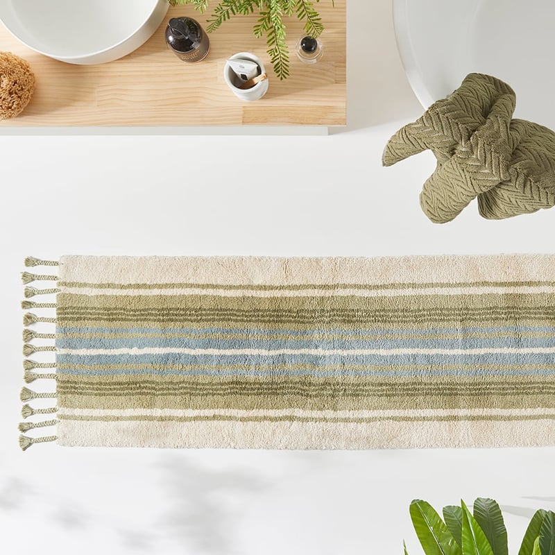 Harvest Avocado Multi Bath Runner