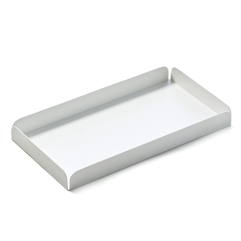 Metal Bathroom Tray White