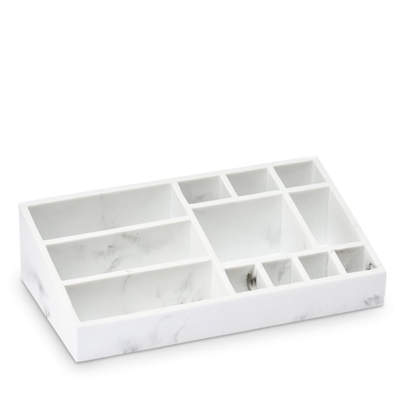 Milan White Cosmetic Organiser