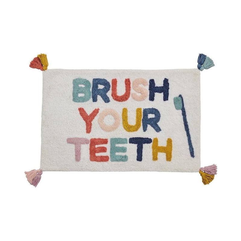 Brush Your Teeth Multi Novelty Bath Mat