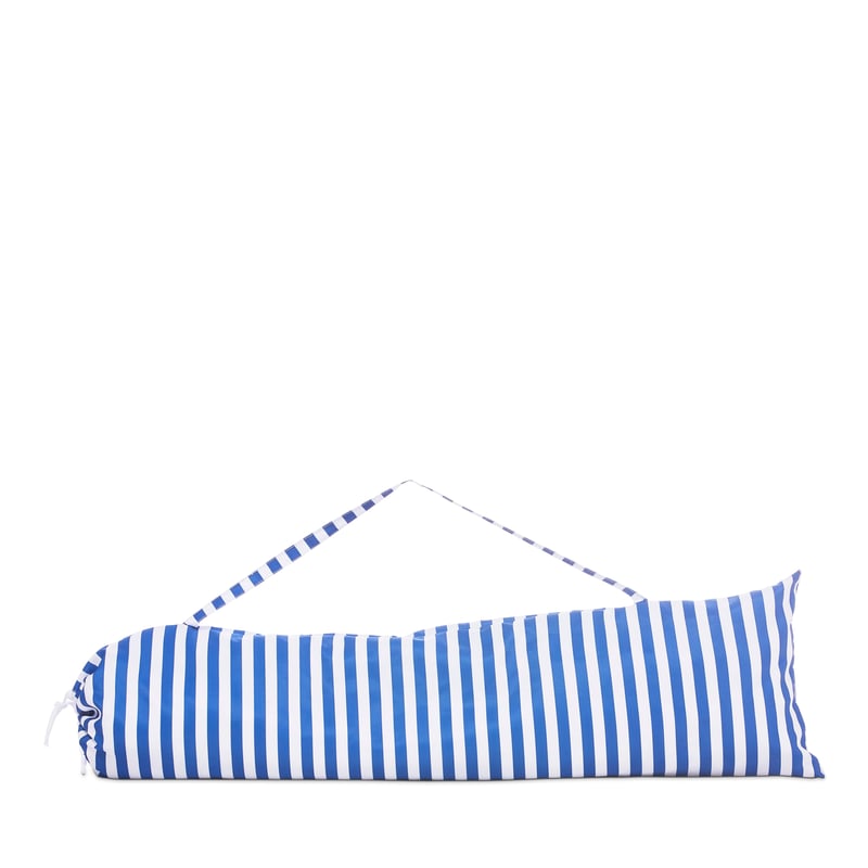 Holiday Blue Stripe Beach Umbrella