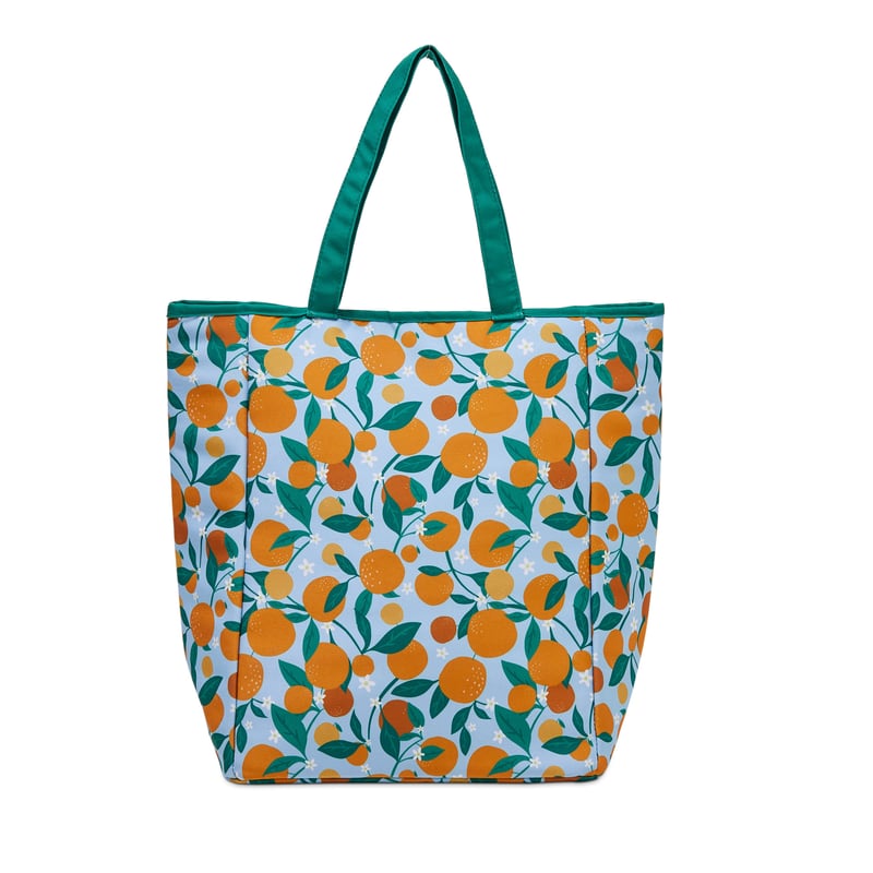 Canvas Oranges Cooler Beach Bag