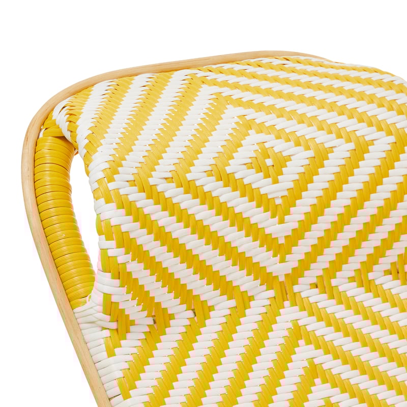 Boho Natural Sunshine & White Beach Chair