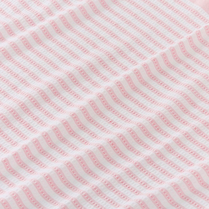 European Turkish Peshtemal Soft Pink Stripe Beach Towel