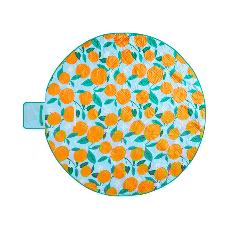 Oranges Round Picnic Rug