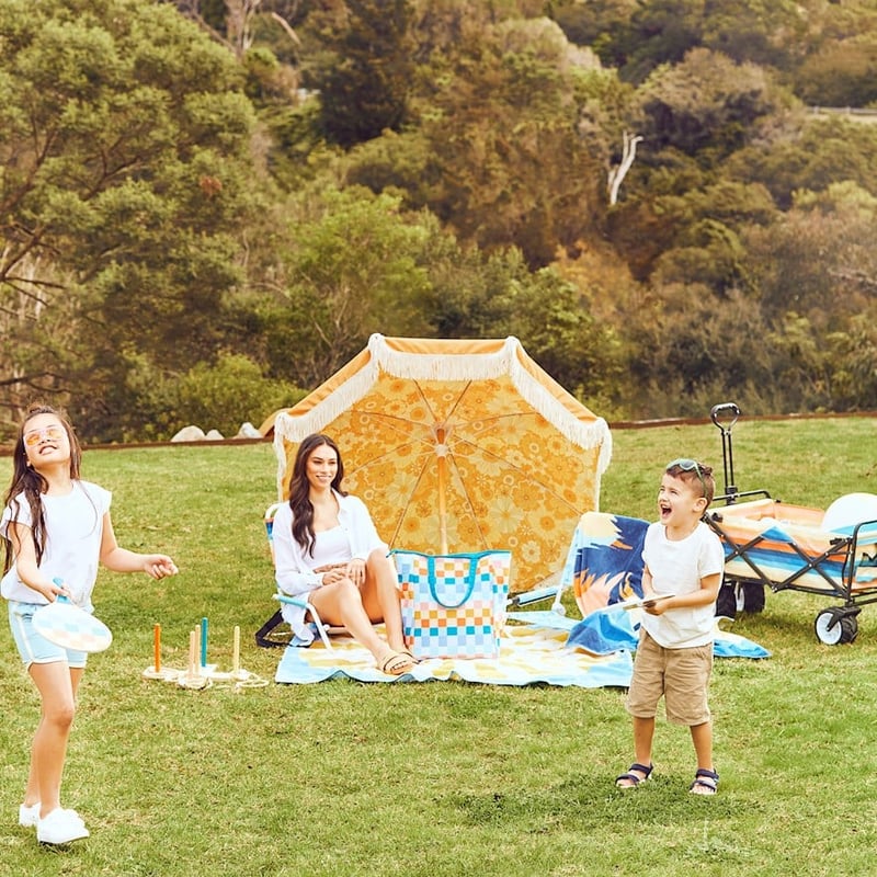 Multi Stripe Beach Trolley