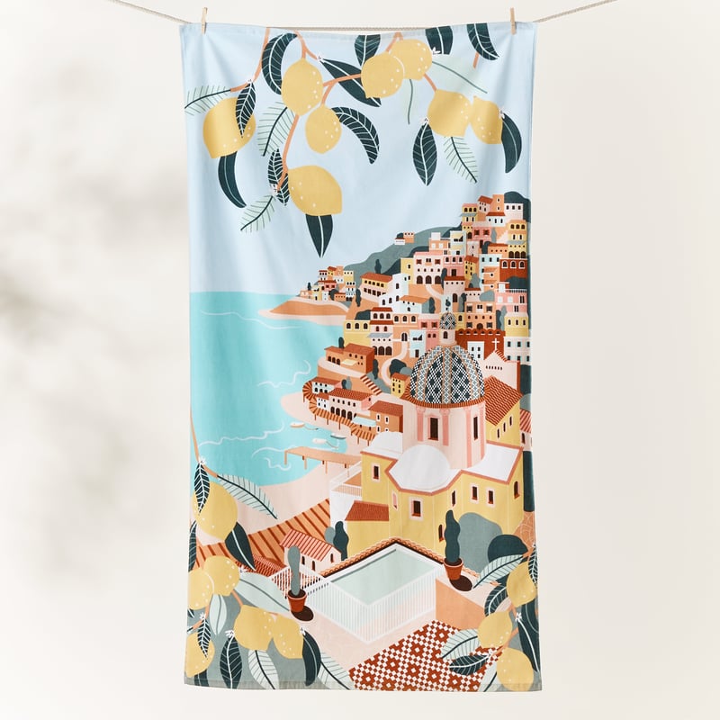 Sand Free Positano Dream Beach Towel