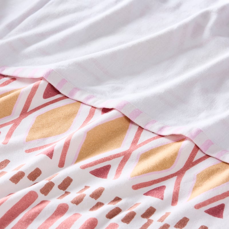 European Turkish Pink Aztec Family Beach Towel