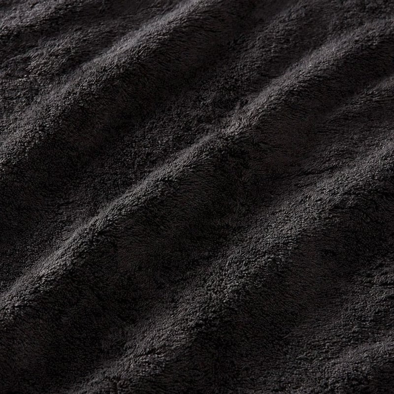 Navara Solid Black Bamboo Cotton Towel Range