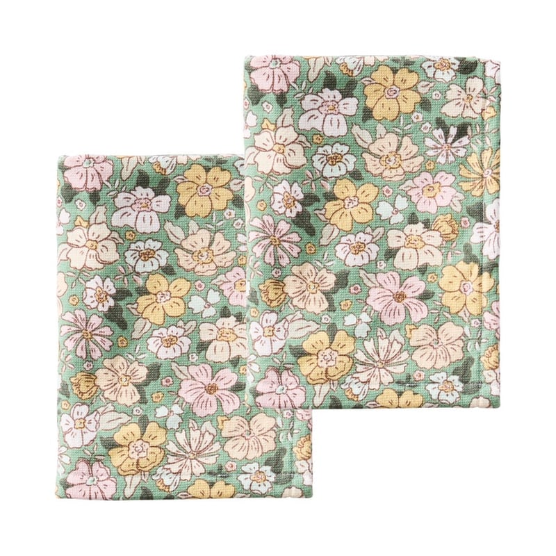 Garden Floral Hand Towel 2 Pack