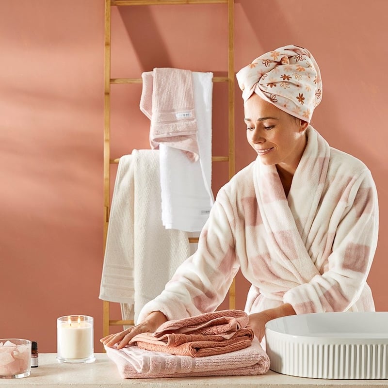 Natures Daisy Hair Towel Wrap