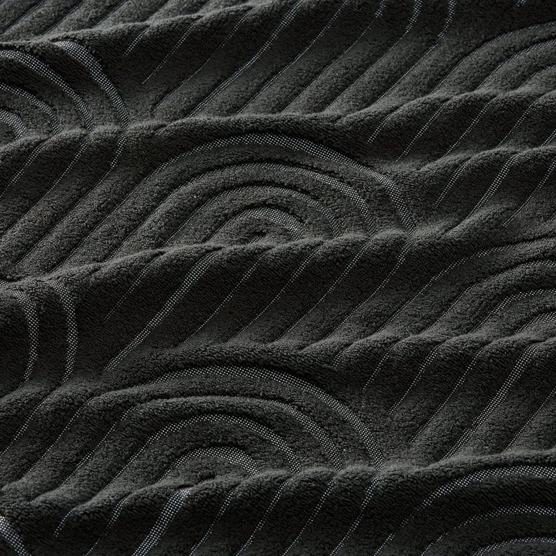 Archie Black Marle Bath Mat