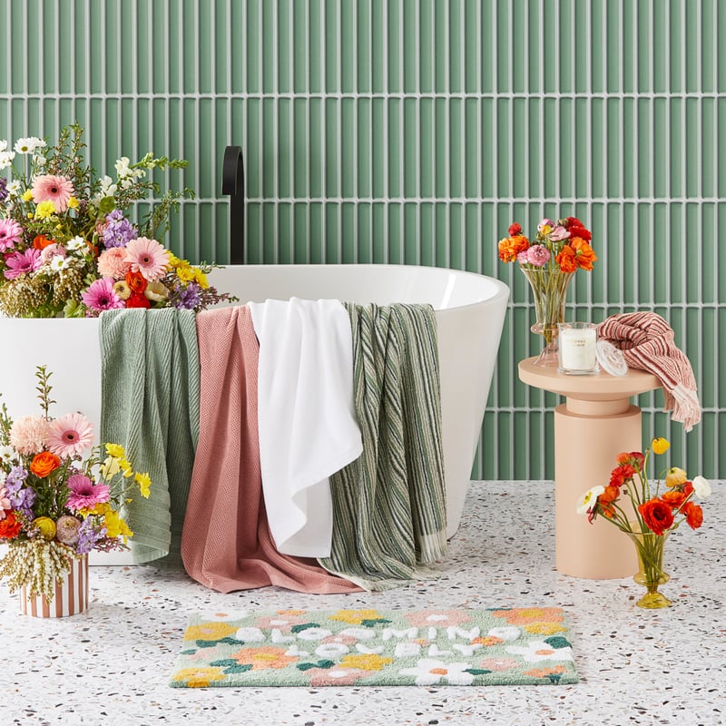 European Sienna Green Multi Turkish Cotton Towel Range