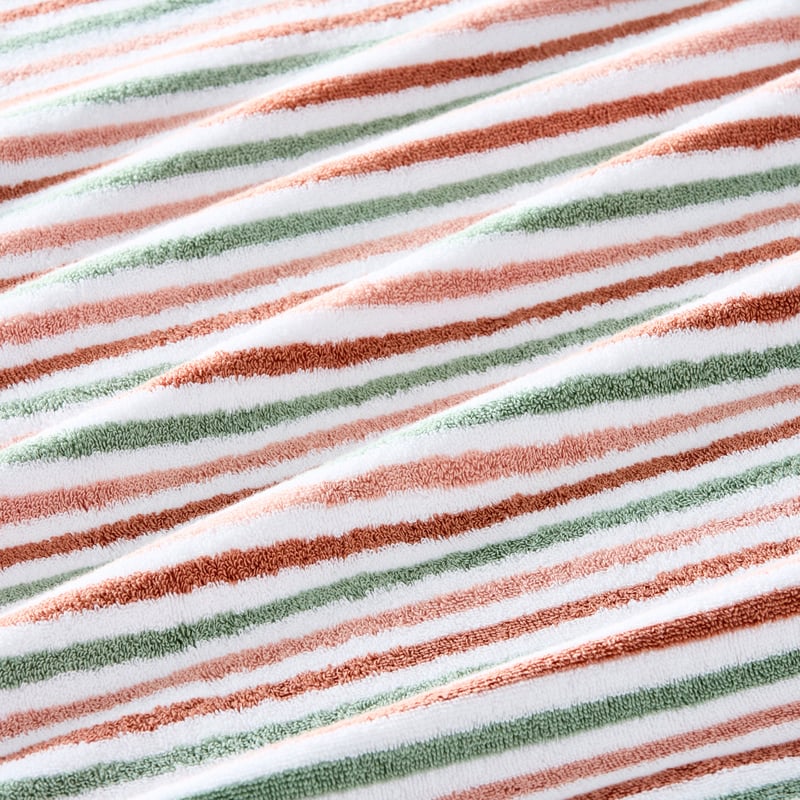 Lottie Stripe Earth Multi Towel Range