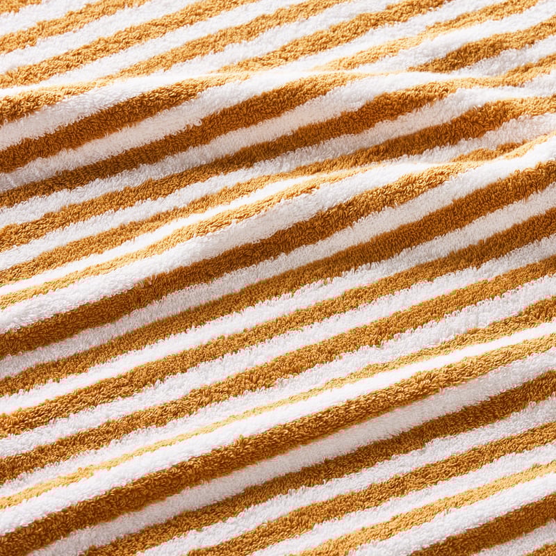 Capri Stripe Golden & White Towel Range