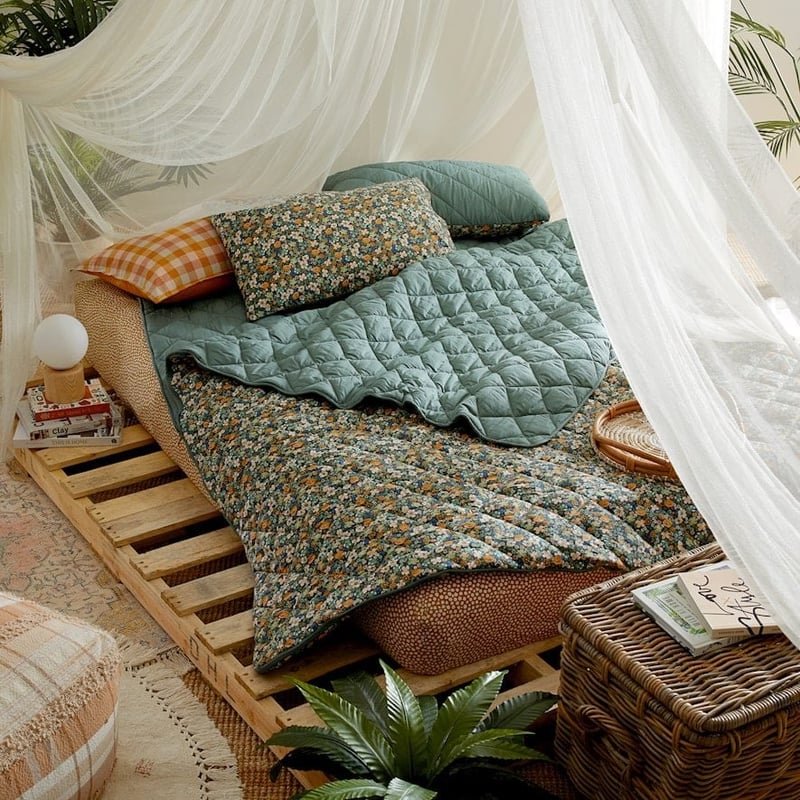 3-in-1 Green Libertine Floral Glamping Bag