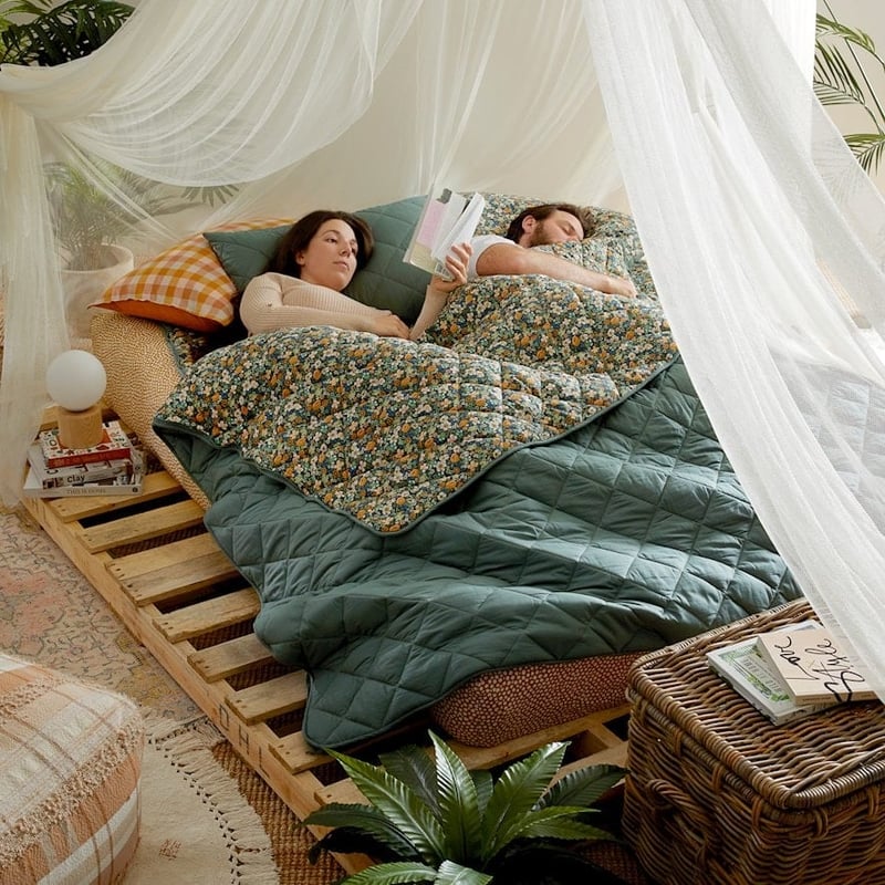 3-in-1 Green Libertine Floral Glamping Bag
