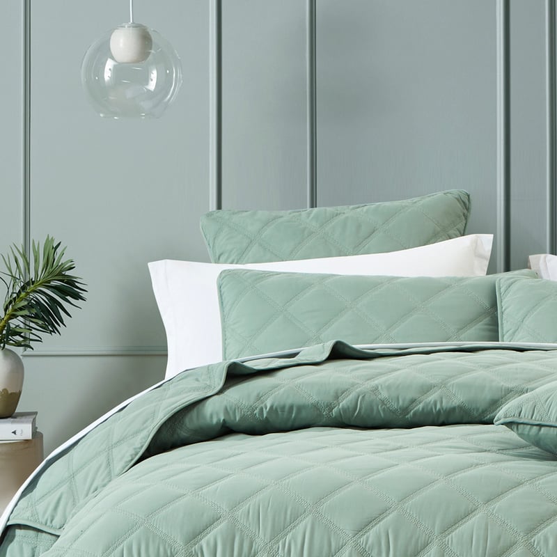 Barclay Olive Coverlet Set OFFLINE