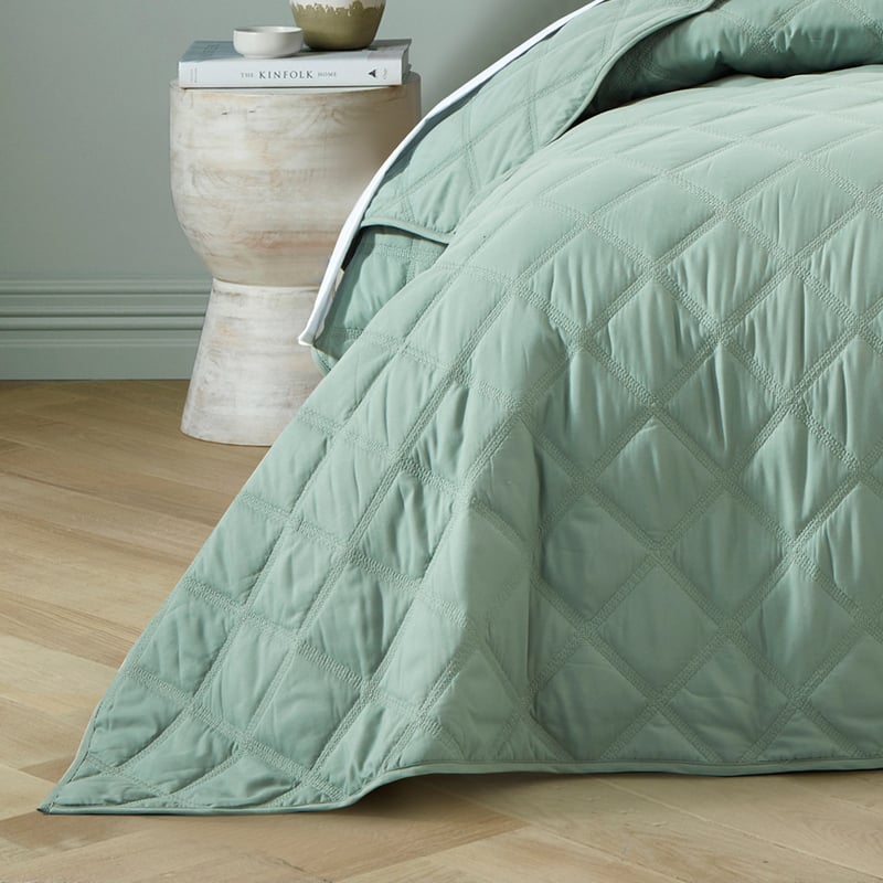 Barclay Olive Coverlet Set OFFLINE