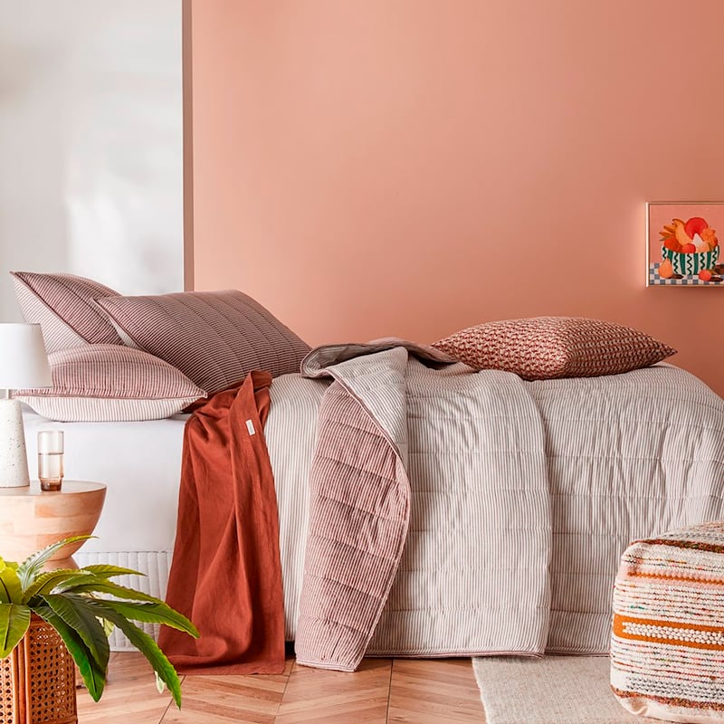 Cove Mahogany Quilted Coverlet Separates