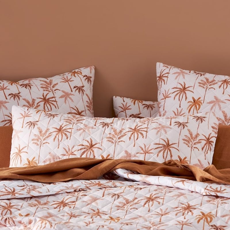 Palm Beach Pink Quilted Coverlet Separates