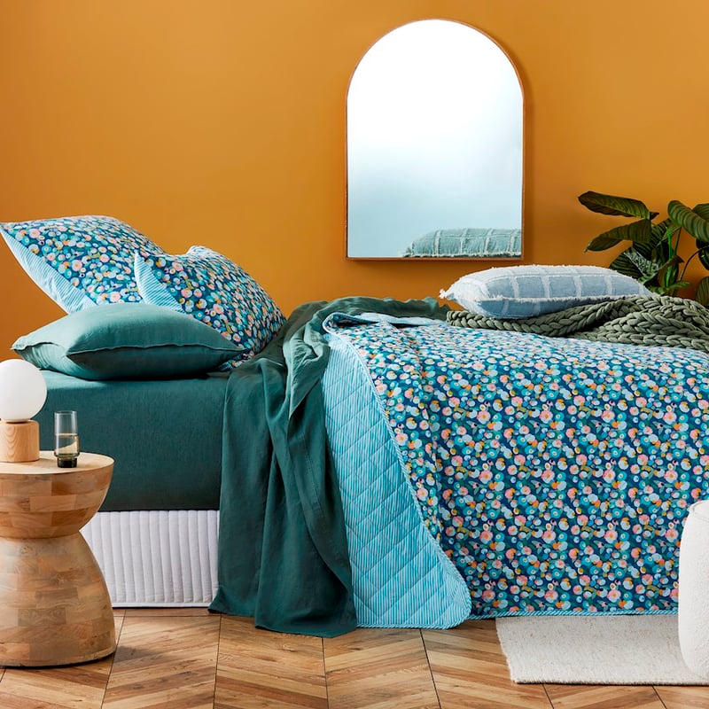 Confetti Floral Multi Quilted Coverlet Separates