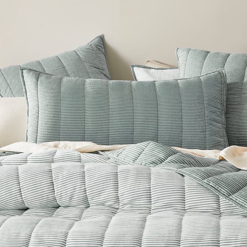 Cove Cypress Quilted Coverlet Separates